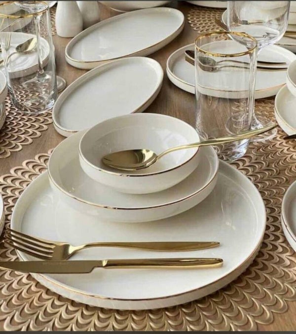Serviesset Goud