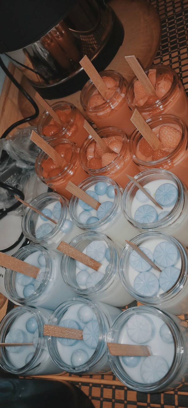 Blueberry cheesecake smokeless wicks & strawberry cheesecake smokeless wicks