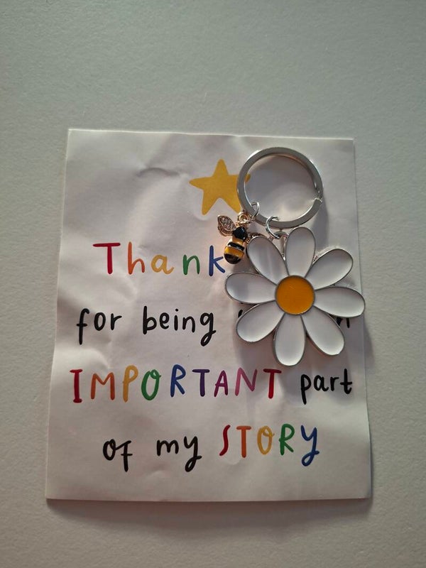 It takes a big heart to teach little minds sleutelhanger