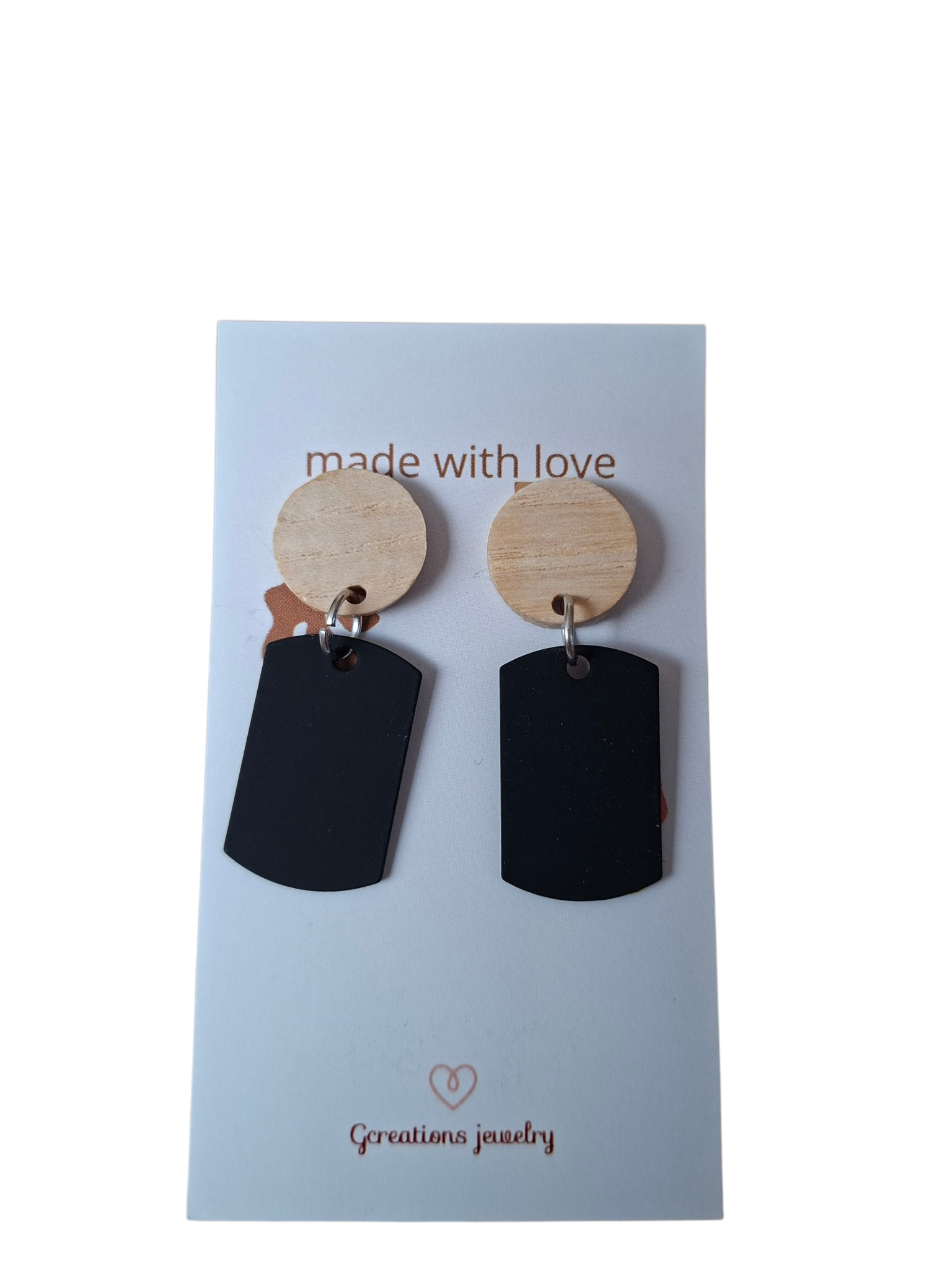 Wood beige zwart