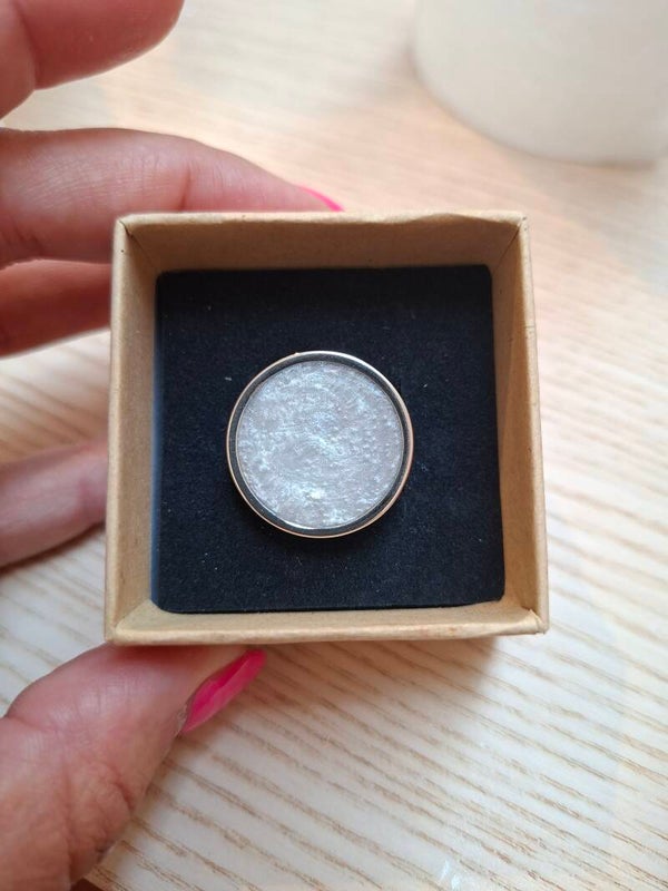 Ring zilver parelmoer