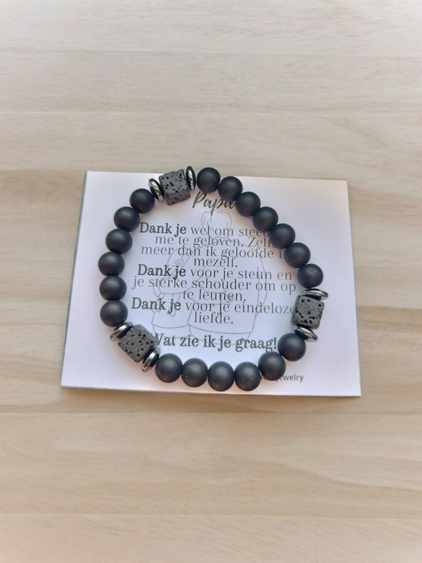 Cadeau papa armband