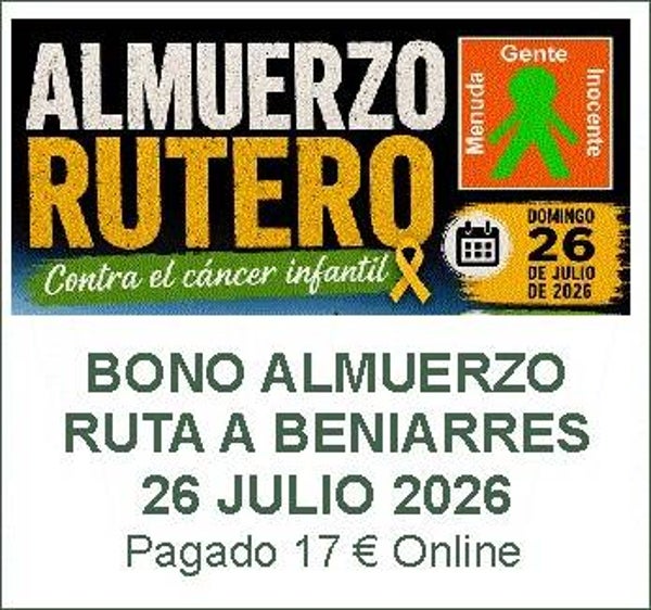 BONO ALMUERZO BENIARRES