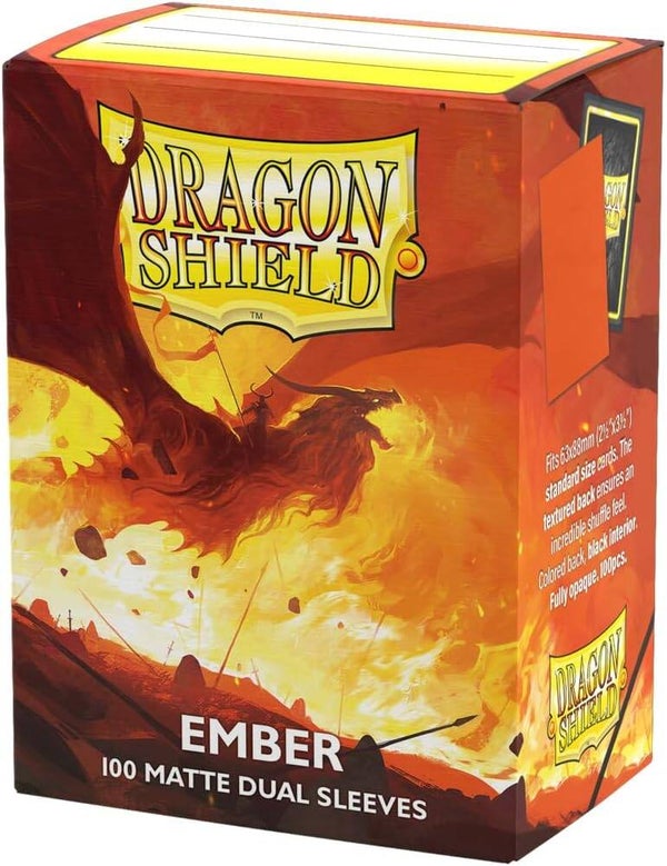 DRAGONSHIELD EMBER 100 MATTE DUAL SLEEVES