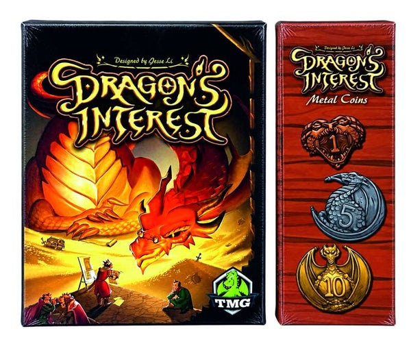 DRAGONS INTEREST CON SET DE MONEDAS DE METAL