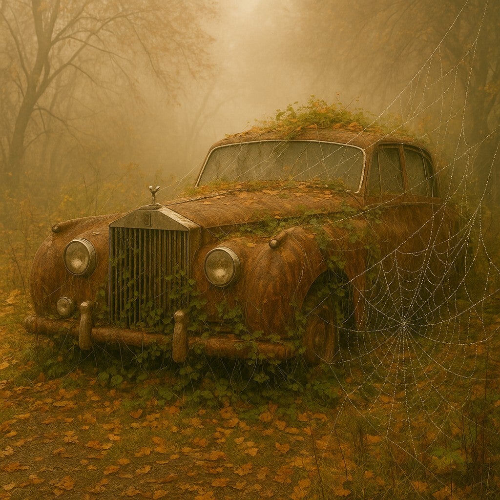 Verlaten Rolls Royce - Abandoned place