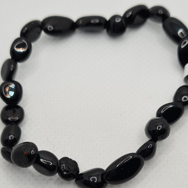 Toermalijn zwart armband nr1475