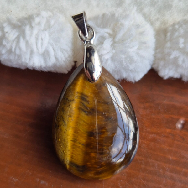 Tijgeroog hanger nr2936
