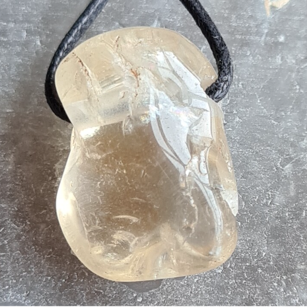 Topaas goud hanger nr1106