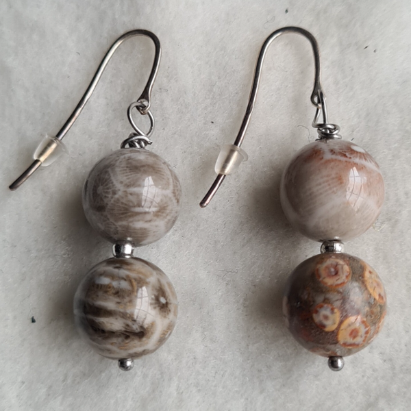 Agaat oorhangers nr2004