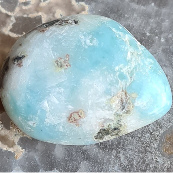 Larimar trommelsteen nr971