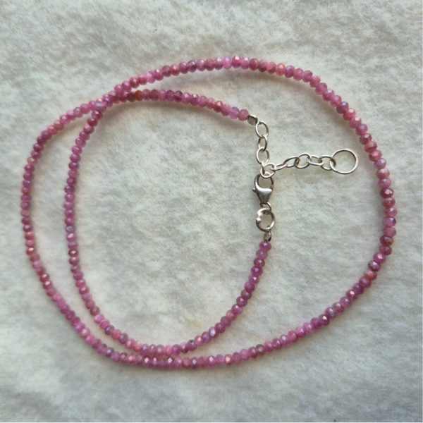 Toermalijn roze ketting nr2624