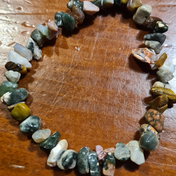 Jaspis Oceaan armband nr766