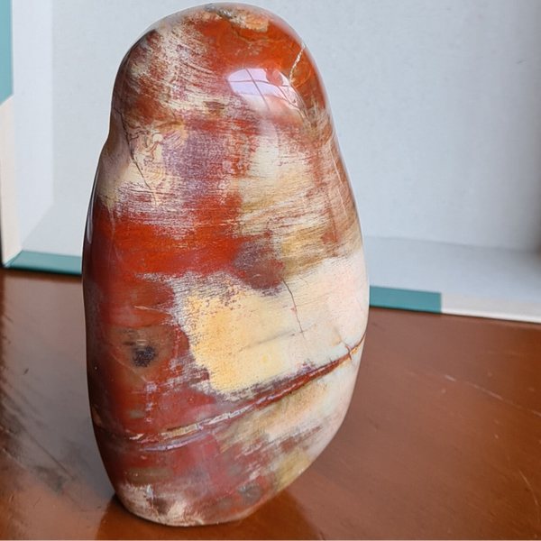 Versteend hout sculptuur  nr1319