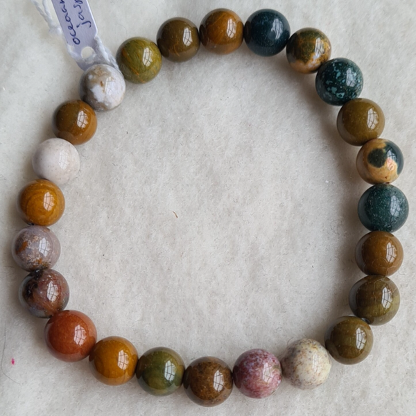 Ryoliet / Jaspis oceaan armband nr1443