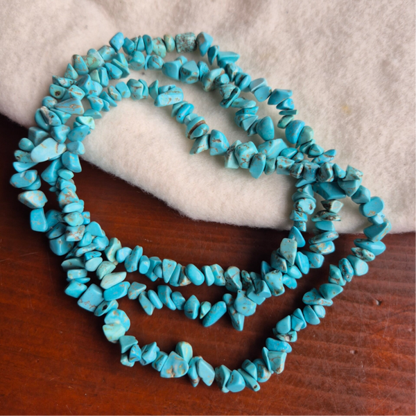 Turkoois split ketting nr2617