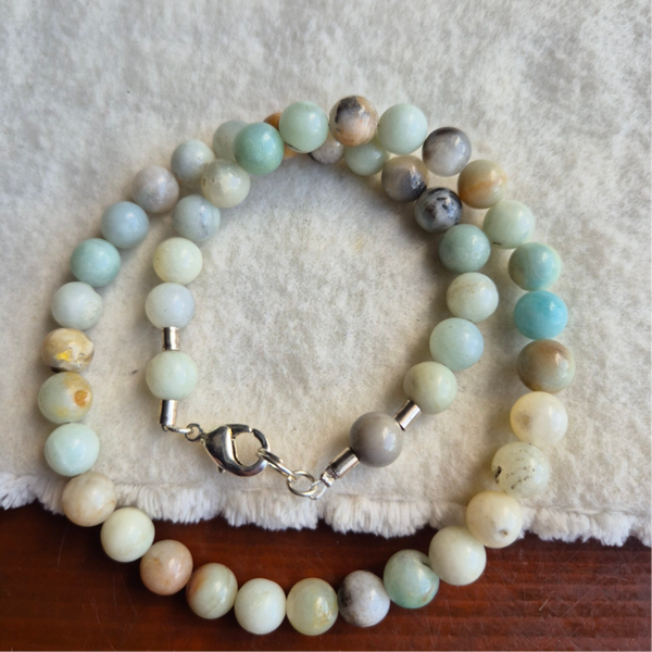 Amazoniet ketting nr2645