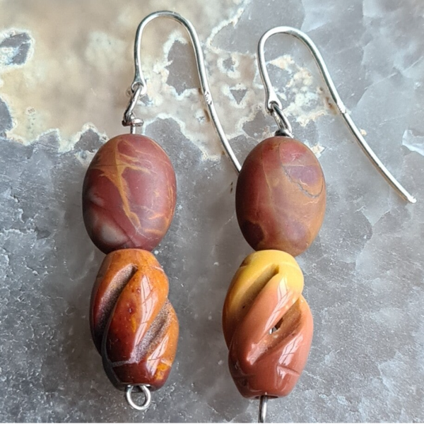 Mookaiet mokaiet oorhangers nr1247