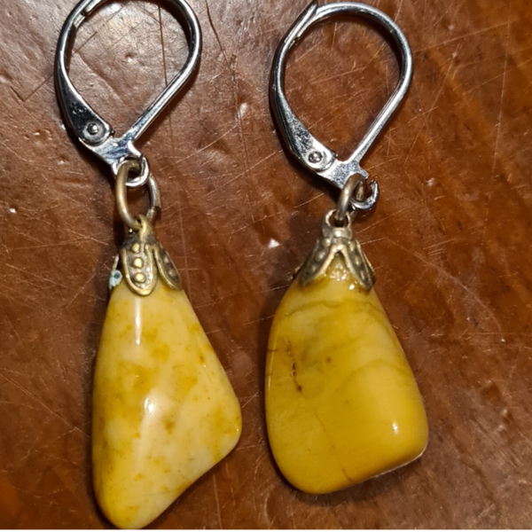 Landschapjaspis oorhangers nr881