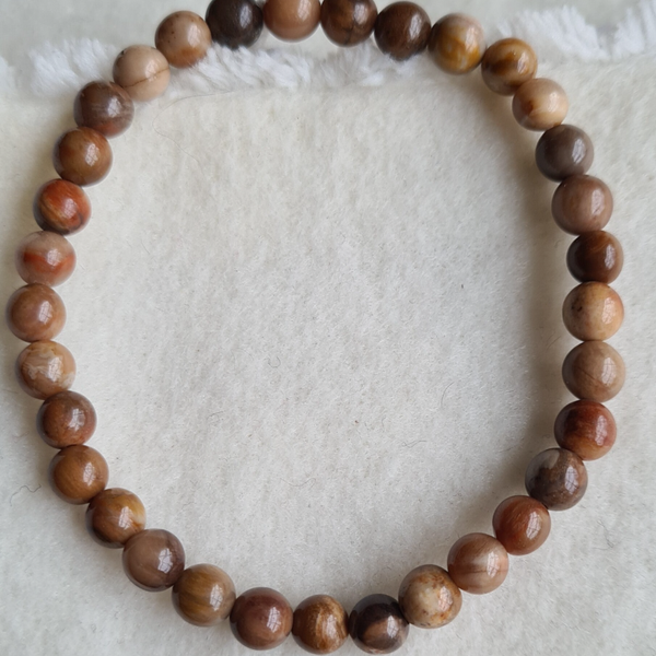 Versteend hout armband nr1474