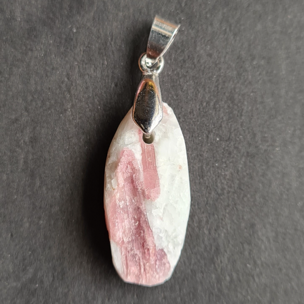 Toermalijn roze Rubeliet hanger nr527