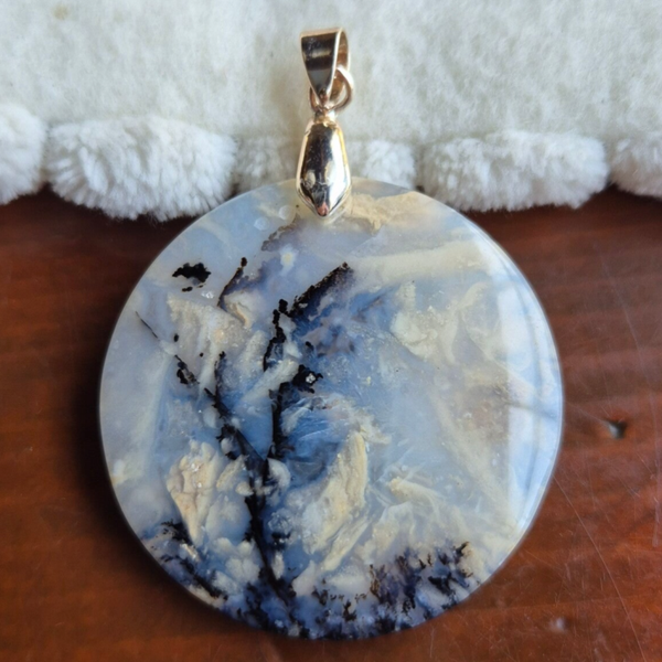 Agaat dendriet hanger nr2861