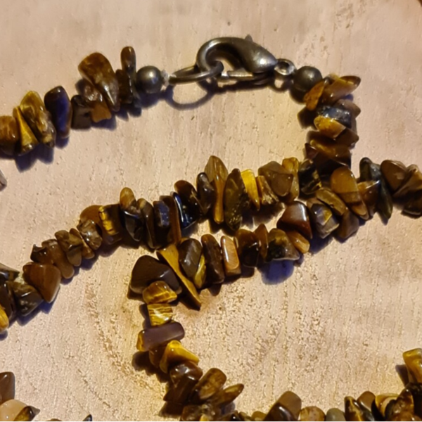 Tijgeroog split ketting nr746