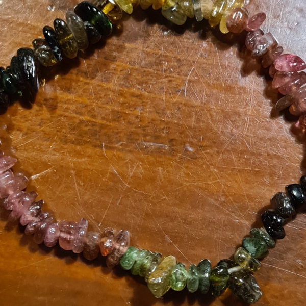 Toermalijn mix armband nr1419