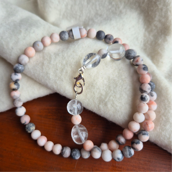 Jaspis zebra ketting nr2601