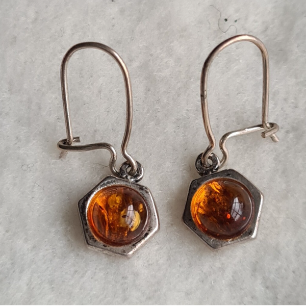 Barnsteen oorhangers nr2002