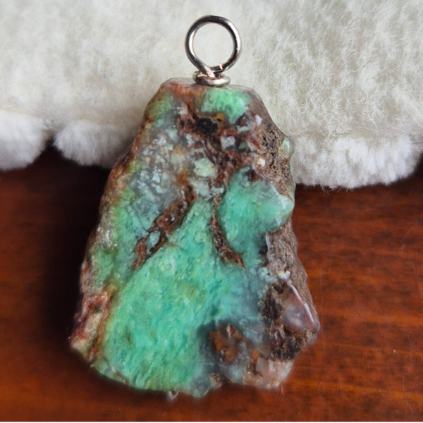 Chrysopraas hanger nr1486