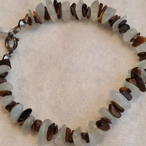 Tijgeroog jade armband nr1456