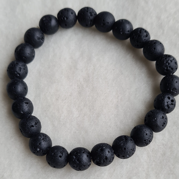 Lavasteen armband nr1553