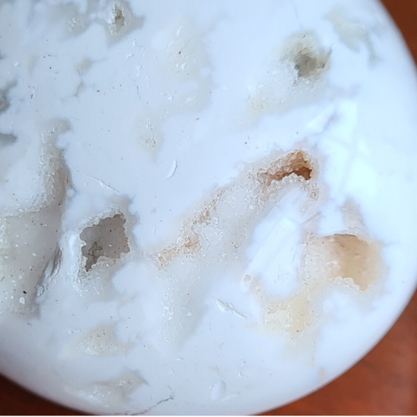 Agaat wit plume nr1209