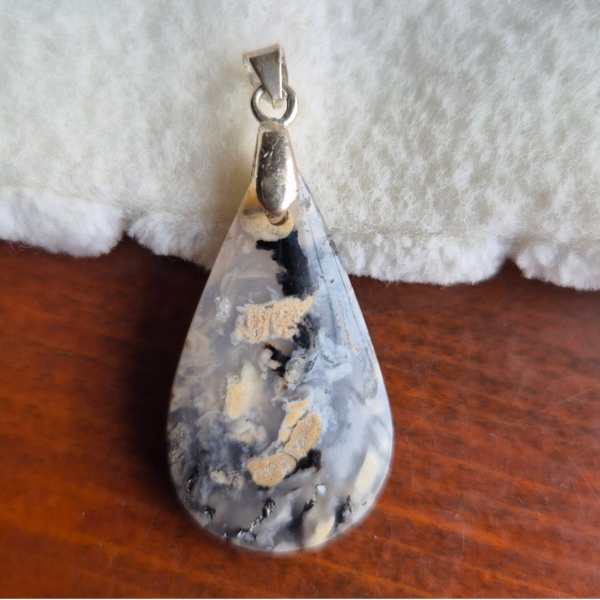 Agaat dendriet hanger nr2927