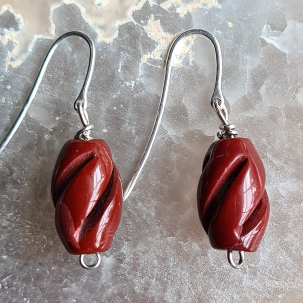 Mookaiet oorhangers nr1138