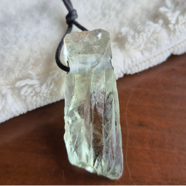 Prasioliet amethist groen hanger nr2711