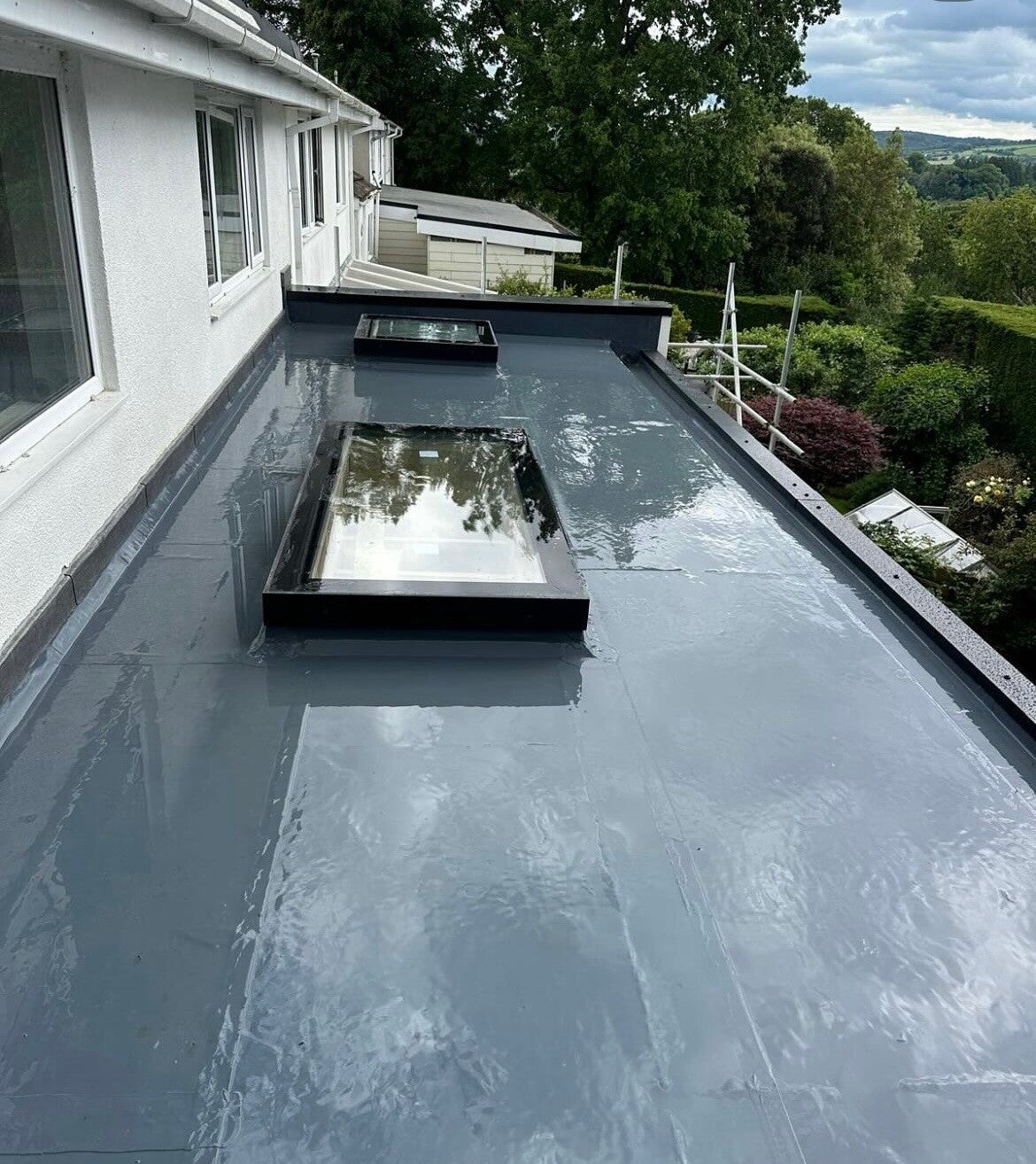 Alwitra roof with rooflights
