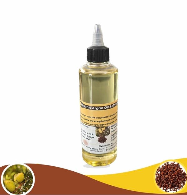 ORGANIC ARGAN OIL and grapeseed
