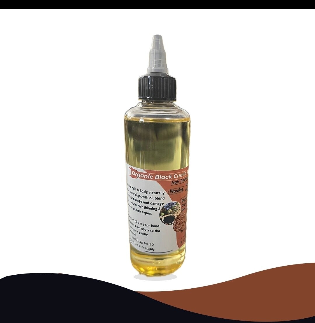 Organic flaxseed seed oil and Black cumin seed oil  hair treatments oils