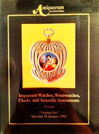 Antiquorum - Important Watches, Wristwatches, Clocks and Scientific Instruments 18 jan 1992