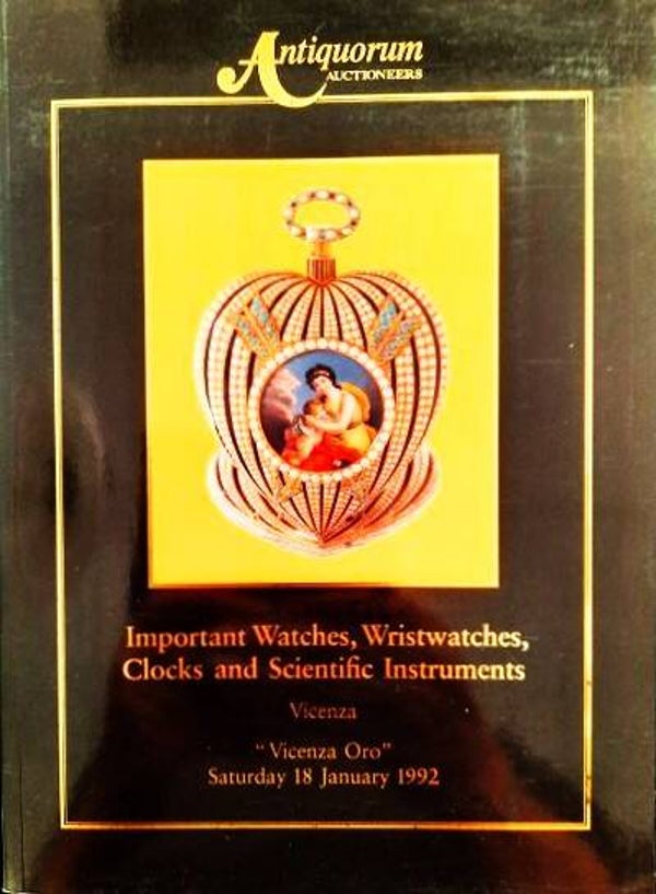 Antiquorum - Important Watches, Wristwatches, Clocks and Scientific Instruments 18 jan 1992