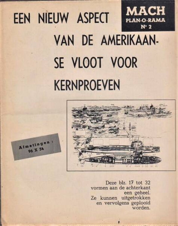 Zeldzaam MACH Plan-O-Rama No 2 - Amerikaanse Vloot Kernproeven