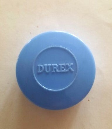 Vintage Durex Typemachinelint Doosje voor Olivetti (Zwart Zijde)