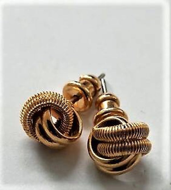 Elegante Vergulde Knoop Oorbellen / Love Knots