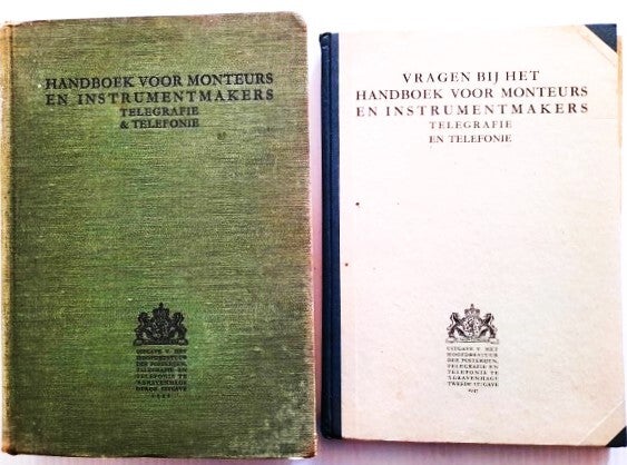 PTT Handboek & Vragenboek voor Monteurs en Instrumentmakers – 's-Gravenhage 1942