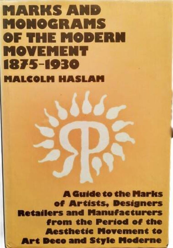Haslam - Marks and Monograms of the Modern Movement 1875-1930 - Zeldzame 1e druk