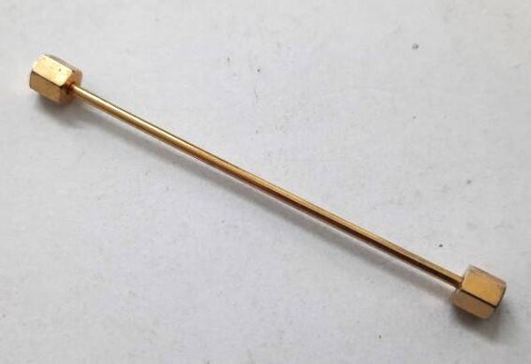 Klassieke Gouden Collar Bar (Kraagspeld) Zeshoekige Dopjes