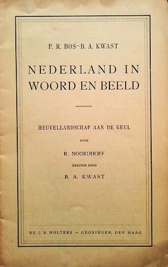 Limburg / Heuvellandschap aan de Geul - R. Noordhoff (Toelichting bij schoolplaat)
