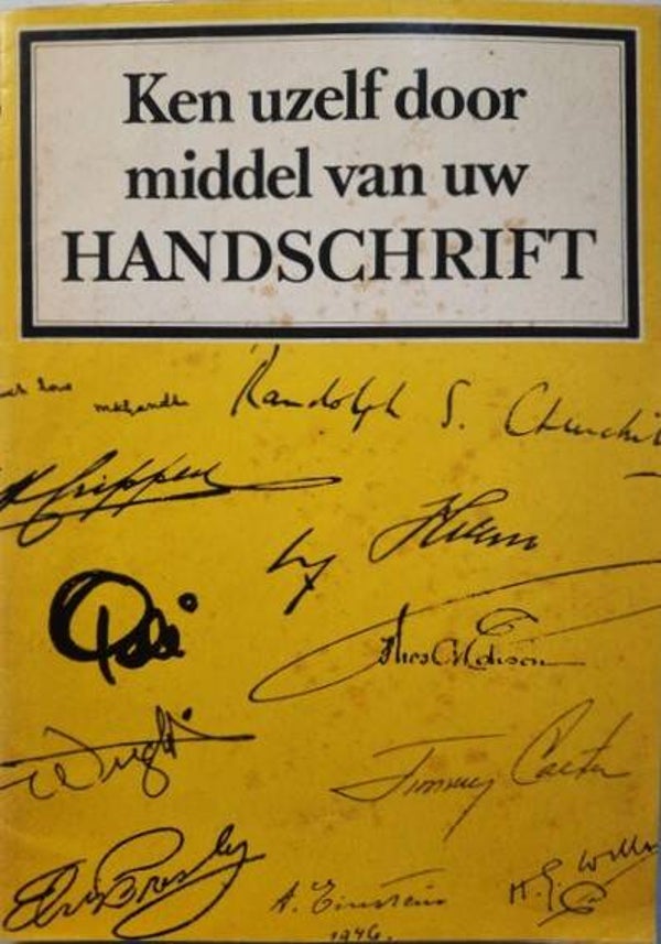 Paterson - Ken uzelf door middel van uw handschrift